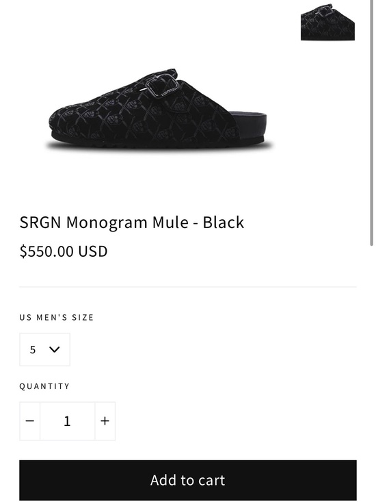 ® Men’s Surgeon Monogram Mule
